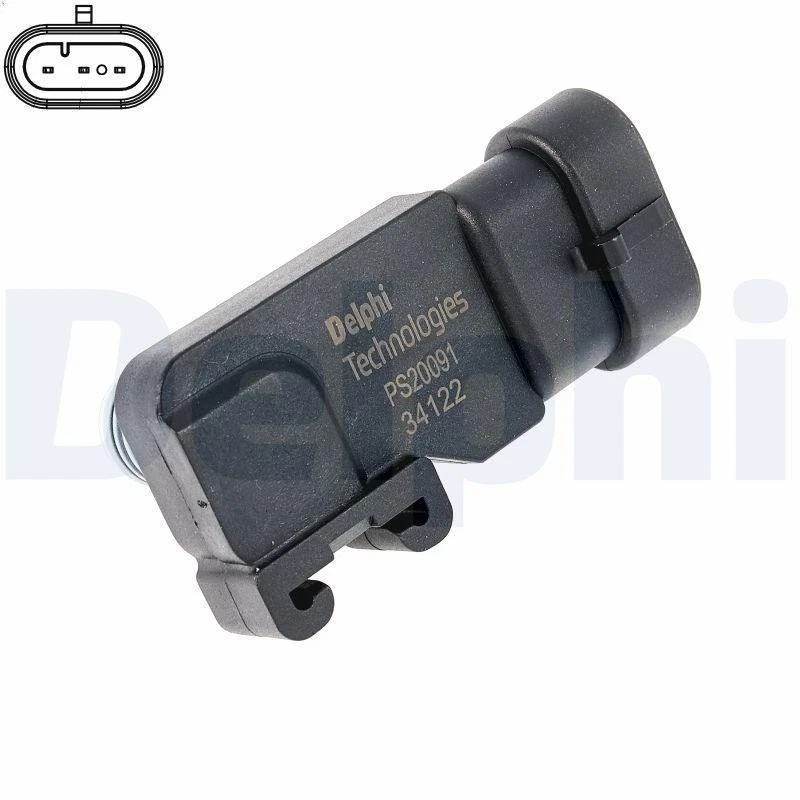 MAP SENSOR DRUCKSENSOR SAUGROHRDRUCK DELPHI PS20091-12B1 I FÜR ISUZU 158KW