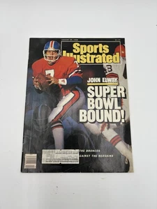 John Elway Broncos 1988 Sports Illustrated Magazine Super Bowl Bound - Bild 1 von 2