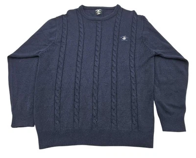 Suéter tejido Beverly Hills Polo Club azul marino -XL- Foto 1 de 4