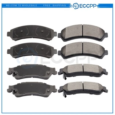 Front Rear Ceramic Brake Pads For Chevrolet Blazer GMC Sonoma Oldsmobile Bravada - Image 1 of 4