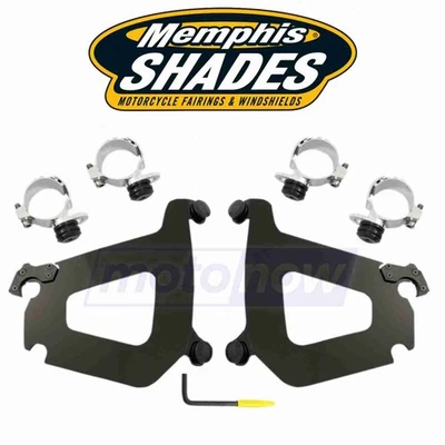 Memphis Shades Trigger-Lock Mount Kit for Bullet Fairing for 2008-2015 uw Foto 1 de 4