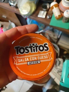 Tostitos Salsa Con Queso Tapa Metálica Mediana Inmersión - SOLO TAPA - Imagen 1 de 2