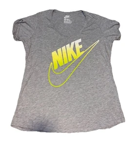 NIKE Damen T-Shirt mit angeschnittenen Ärmeln Größe XL gerippt Rundhals Oversized - Bild 1 von 5