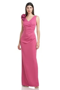 JS Collections Women’s Anais Gown Dress Size 4 Rose Violet Sleeveless NEW NWT - Picture 1 of 6