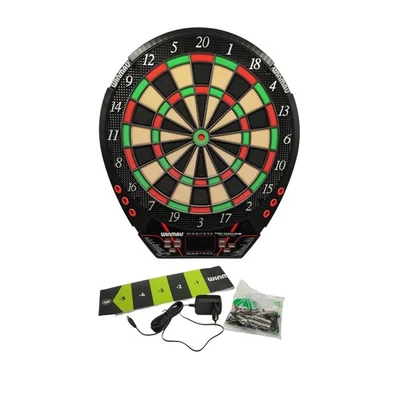 Winmau Ton Machine Elektronische Dartscheibe Soft Tip LED Display 90+ Spiele Set - Bild 1 von 3