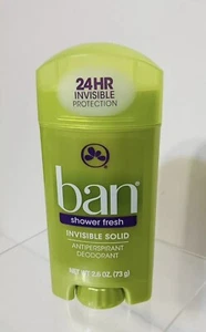 Ban Shower Fresh 24-hour Invisible Antiperspirant, Travel Size Solid Deodorant - Picture 1 of 4