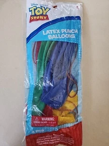 Toy Story Disney Pixar Latex Punch Balloons Yellow Blue Red Green - Picture 1 of 5