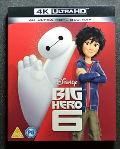 New & Sealed Big Hero 6 4K UHD + Blu-ray + Slip Cover - Picture 1 of 7