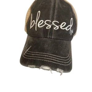 Blessed Trucker Mütze grau bestickt Mesh Cap Unisex verstellbar Freizeit - Bild 1 von 8