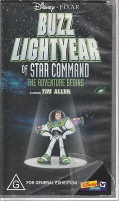 Buzz Lightyear Of Star Command, The Adventure Begins - Pixar - VHS Tape - Image 1 of 2