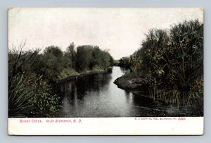Burnt Creek Near Bismarck, North Dakota Postcard - Picture 1 of 2