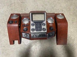 2013-2016 FORD F250 F350 KING RANCH EDITION Dash Wood Trim Bezel Vents & climate - Picture 1 of 3