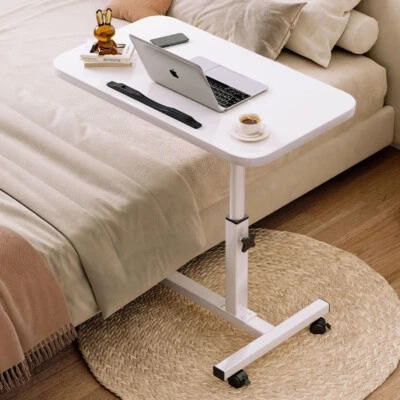 Adjustable Height Overbed Chair Dining Tray Table Mobility Aid Disability Desk - Image 1 of 4