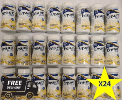 ENSURE PLUS MEAL REPLACEMENT BANANA 24BOTTLES NUTRITIONAL MILKSHAKE EXP 06/26