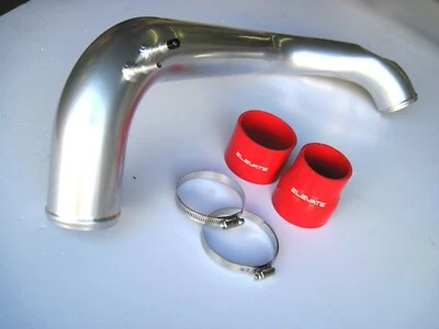 Elevate Cars Turbo Intake Pipe - fits Focus ST225 / Volvo C30 - Silver / Red - Image 1 of 4