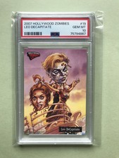 2007 Topps Hollywood Zombies LEO DeCAPITATE #19 DiCaprio Titanic Card ￼￼PSA 10