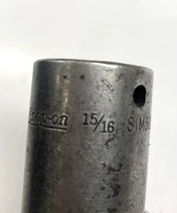 Snap-on Tools SIM300 Deep Impact Socket 1/2” Drive 15/16” SAE 6-Point USA - Picture 1 of 4