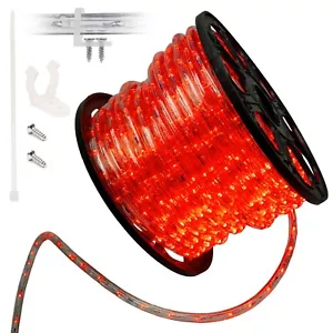 Assorted Sizes 3/8" Red LED Rope Lighting Flexible Indoor Outdoor Christmas Xmas - Picture 1 of 9