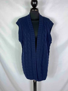 LUISA SPAGNOLI VINTAGE '80 Gilet Cardigan Donna Lana Woman Waistcoat Sz.L - 46 - Imagen 1 de 5