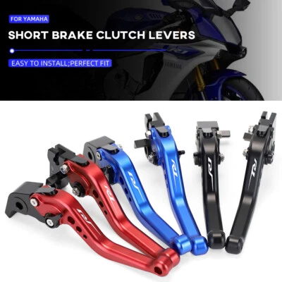 Short Brake Clutch Levers For YAMAHA YZF R1 1999-2025 YZFR1M 2015-2025 YZF-R1S - Image 1 of 4