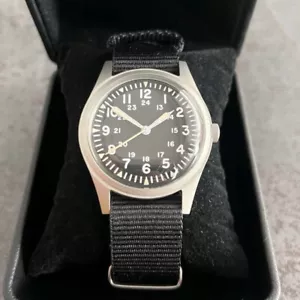 Hamilton MWC GG-W-113/MIL-W-46374A Military Watch Tribute Vintage Style W/Box - Picture 1 of 5