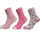 Pack Of 3 Ladies Snuggle Toes Cozy Plush Socks Perfect For Winter Everyday Wear