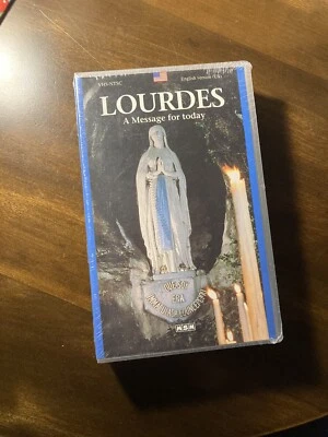 LOURDES: A MESSAGE FOR TODAY - VHS VIDEO TAPE 2002 - MSM New Sealed Promo Rare - Image 1 of 4