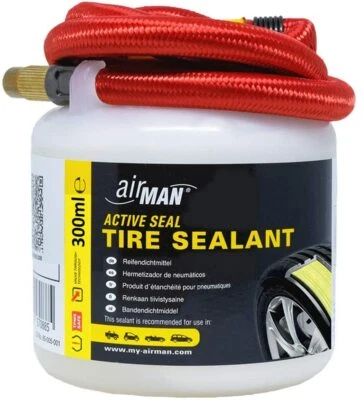 AirMan Universal Tyre Sealant - 300ml Valve Through - OEM Car Sealant - Image 1 of 4