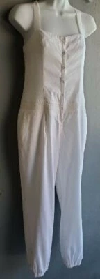 Mono Bebe para mujer blanco con botones con correas entrecruzadas - talla M Foto 1 de 4