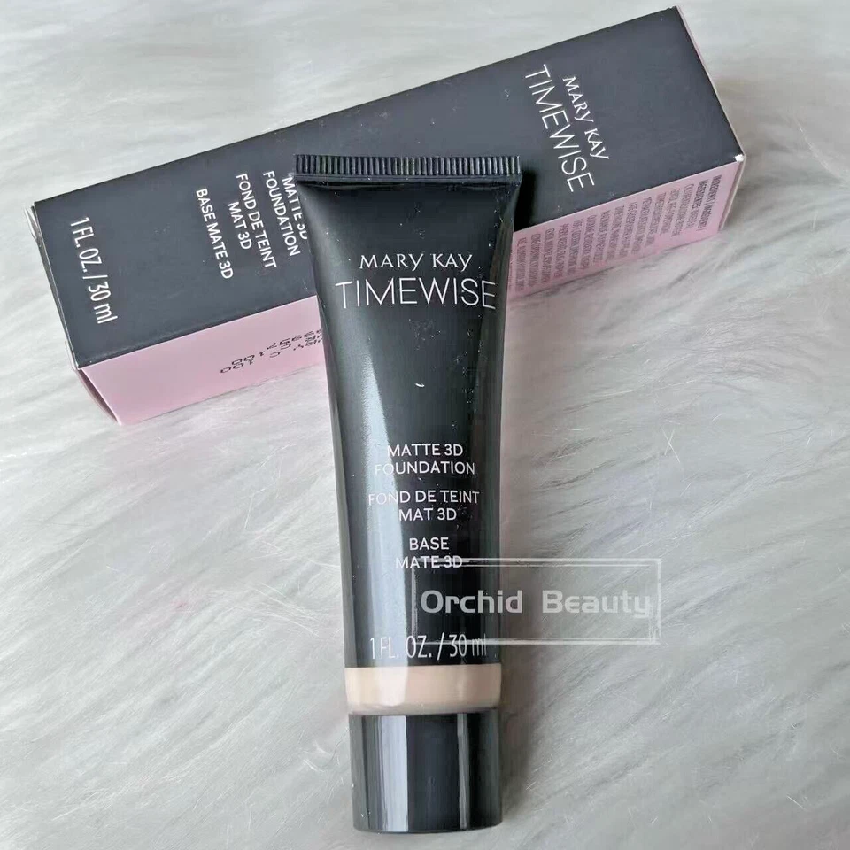 New MARY KAY TimeWise Matte 3D Foundation~Ivory C 100~Full size 30 ml/1 oz - Image 1 of 4