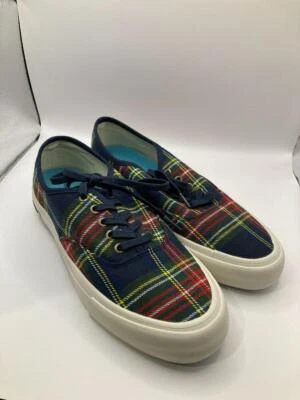 Seavees x J Crew H1728 NIB Woman Size 8.5  Sterwart Tartan Plaid Legend Sneakers - Image 1 of 4