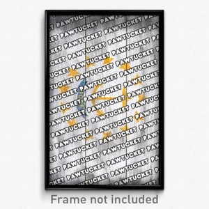 Pawtucket Rhode Island Poster (RI City Souvenir 11x17 Town Print) - Picture 1 of 1