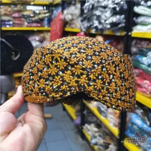 Javaner Hut Blangkon Truntum Solo Stirnband traditioneller Kopfschmuck - Bild 1 von 2