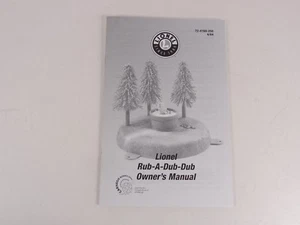 Lionel O Scale Rub A Dub Dub 6-24160 Owner's Manual - Picture 1 of 5