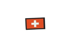 Patch toppe toppa ricamate termoadesiva stampato bandiera badge svizzera - Picture 1 of 1