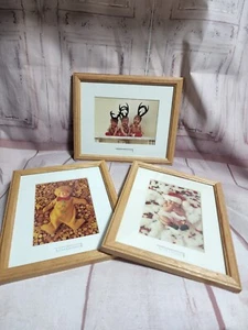 ANNE GEDDES SET OF 3 FRAMED CHRISTMAS PICTURES 4920 - Picture 1 of 5