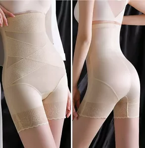 Leggings donna vita alta incrociati addome controllo pancia taglie forti intimo 11031 - Foto 1 di 29