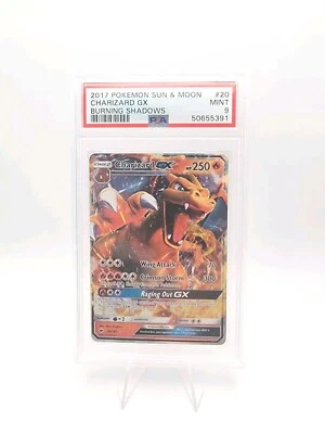 Charizard GX Burning Shadows 20/147 - PSA 9 - Pokemon TCG - Image 1 of 3
