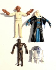 LOT of 4: 1993/1994 Star Wars Bendy Bend-Em * Combine Shipping!