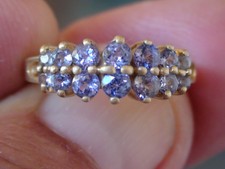 Lovely 10kt Solid Yellow gold amethyst ring