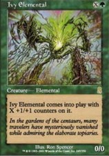 4x Ivy Elemental ~ Lightly Played Odyssey MTG Magic x4 4 UltimateMTG Playset Gre