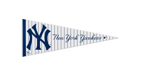New York Yankees MLB Large Pennant, 12" x 30" Cover