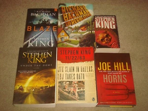Horror Book LOT Stephen King Joe Hill Bachman Desperation Regulators 11/22/63 - Picture 1 of 8