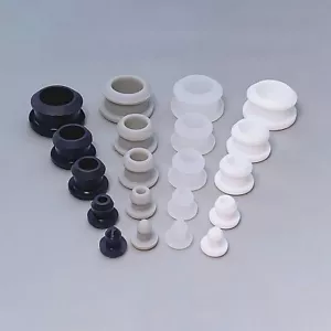 Tapones de 2 mm a 50 mm tapones perforados tapas finales junta de goma de silicona tapón - Imagen 1 de 6