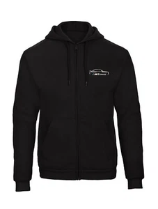 BMW M. POWER bestickte Hooded Sweatjacke mit Reißverschluss- 9119 -SW - Bild 1 von 2