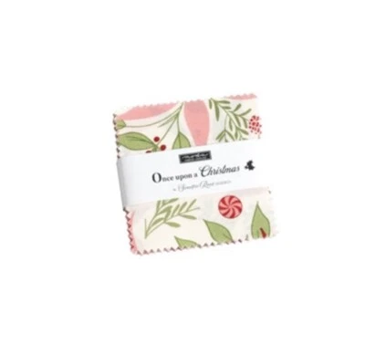 Moda Once Upon A Christmas Mini Charm Pack By Sweetfire Road Bauble 100% Cotton - Image 1 of 4