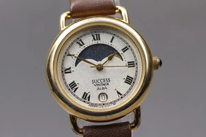 [Exc+5] SEIKO Alba V318-6000 Moon Phase Roman 28mm Quartz Women's Watch - Bild 1 von 10
