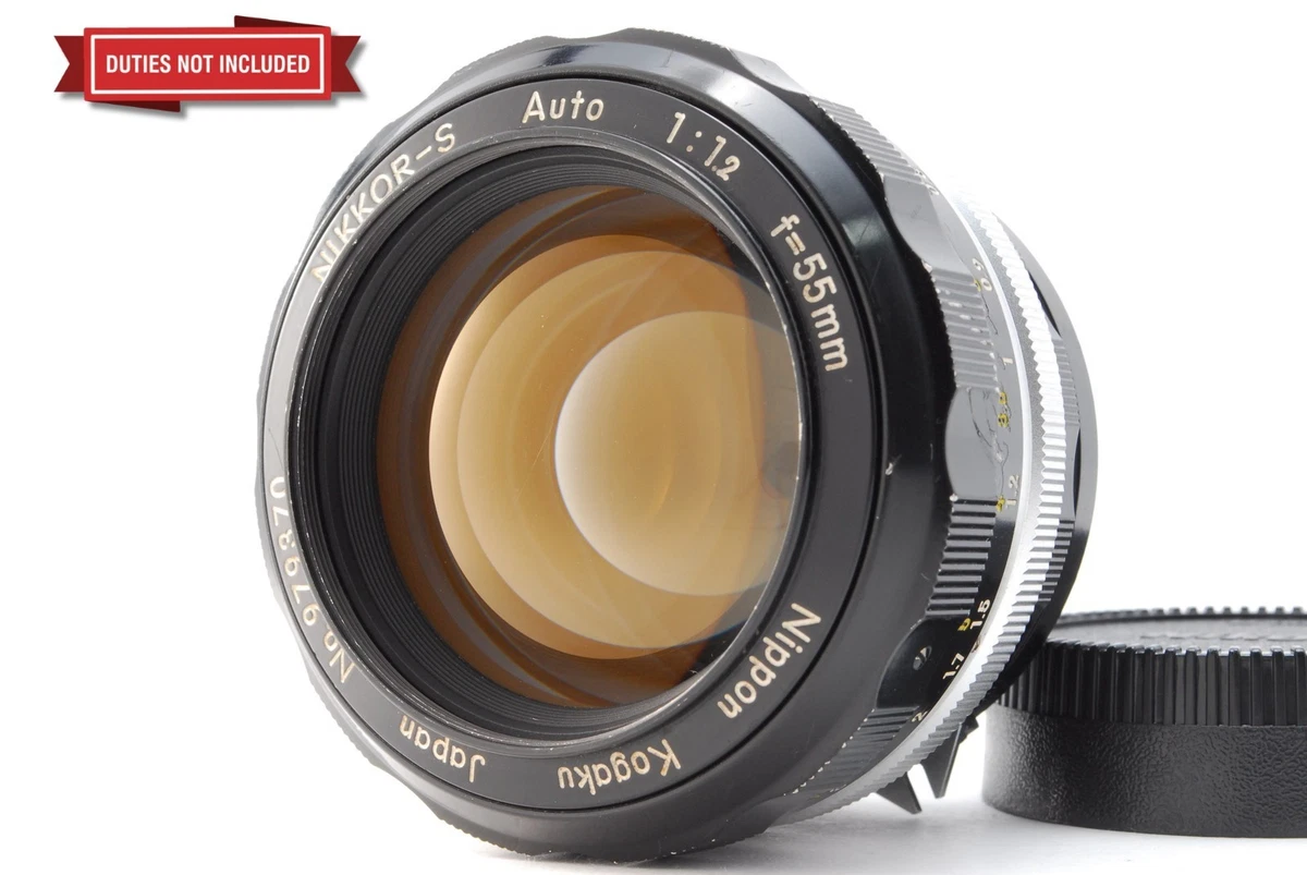 レンズ(ズーム) NIKON NIKKOR-S Auto 55mm F1.2 Near Mint レンズ