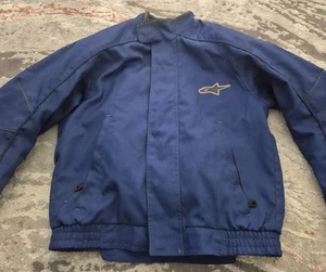 Chaqueta de Carreras Azul Alpinestars Acolchado Extraíble-Nylon-Mediana - Imagen 1 de 9