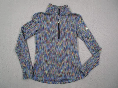 Nike Pro Pullover Women Medium Multicolor Hyperwarm 1/4 Zip Flyknit Performance - Image 1 of 4